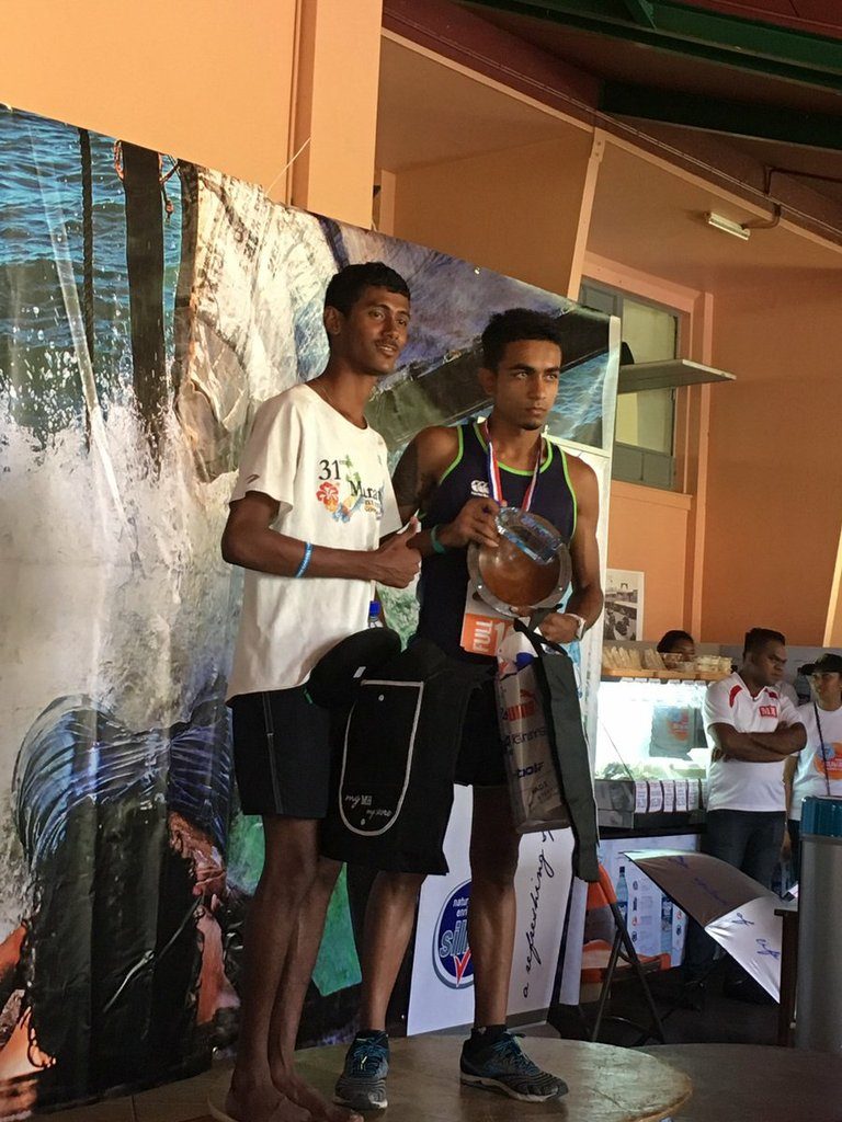Official winner results of the 2016 Island Chill Suva Marathon - Marathon – Men
