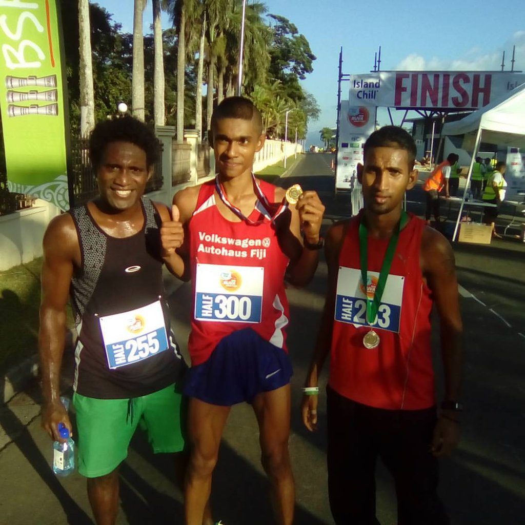 Official winner results of the 2016 Island Chill Suva Marathon - Half Marathon – Men