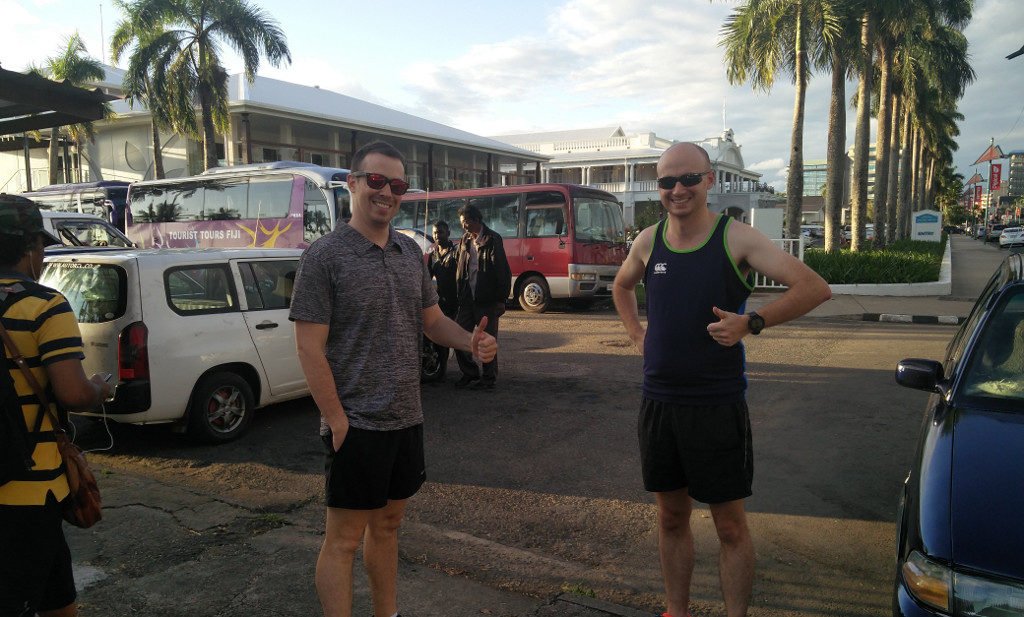 Only 2 runners showed up at the Suva Marathon Club this week at the Suva Bowling Club to do a 5km and 7km run this week at our Thursday Time Trial 20 October 2016.