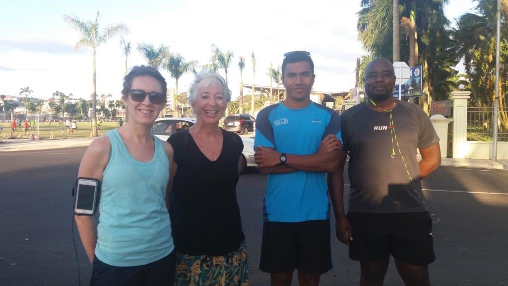 A beautiful evening at the Suva Marathon Club and our first on daylight savings to do a 5km and 8km run this week at our Thursday Time Trial 10 November 2016. Longer evenings mean less opportunity for excuses and we had a good turnout with a few others than arrived late.