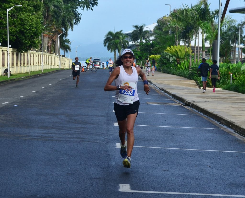 suvamarathonCongrats to Anna Cowley who won the women’s half marathon event during the Munro Leys Suva Challenge 2017 #suvachallenge #suvamarathonclub