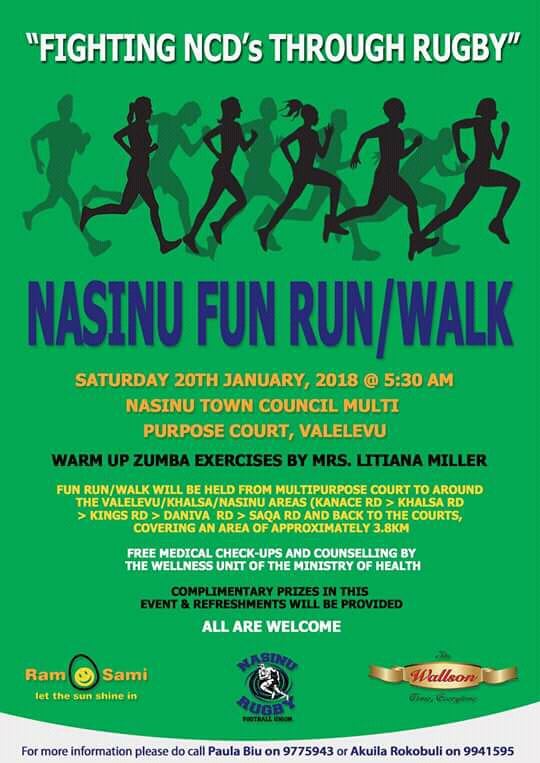 Nasinu Fun Run/Walk - Saturday 20th January, 2018 